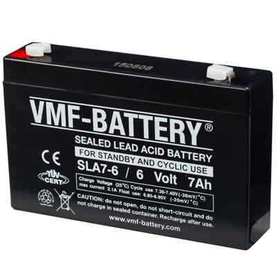 VMF AGM accu Standby en Cyclic 6 V 7 Ah SLA7-6 VMF AGM accu Standby en Cyclic 6 V 7 Ah SLA7-6