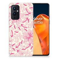 OnePlus 9 TPU Case Pink Flowers - thumbnail