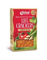 Lifefood Life crackers tomaat kruiden bio (90 gr) - thumbnail