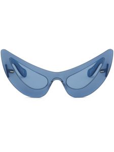 Marni lunettes de soleil à monture papillon - Bleu