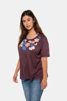 Ulla Popken Shirt, A-lijn, pailletten, korte mouwen - Grote Maten