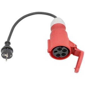 AS Schwabe 61373 Stroom Adapterkabel 16 A Zwart 0.3 m H07RN-F 3G 2,5 mm²