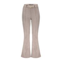 Frankie&Liberty flared broek Shelly met visgraat lichtbruin