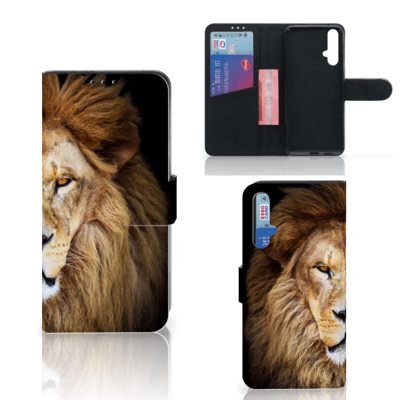 Honor 20 Telefoonhoesje met Pasjes Leeuw Honor 20 Telefoonhoesje met Pasjes Leeuw