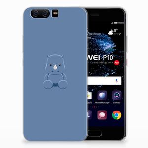 Huawei P10 Telefoonhoesje met Naam Baby Rhino