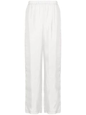 Fabiana Filippi Straight broek met satijnen afwerking - Grijs