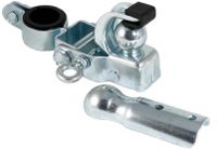 Mirage fietskarkoppeling staal zilver