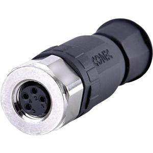 Conec 42-00012 Sensor/actuator connector, niet geassembleerd M8 Aantal polen: 4 Bus, recht 1 stuk(s)