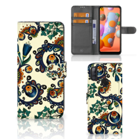 Wallet Case Samsung Galaxy M11 | A11 Barok Flower
