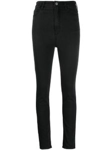 Emporio Armani jean skinny à taille haute - Noir