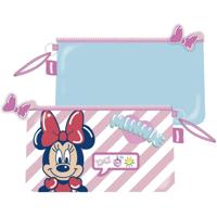 Arditex toilettas Minnie Mouse junior 24 x 14 cm roze/blauw