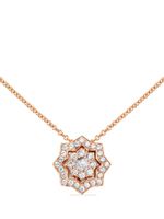 David Morris collier Astra en or rose 18ct pavé de diamants