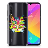 Xiaomi Mi 9 Lite Telefoonhoesje met Naam Cat Color - thumbnail