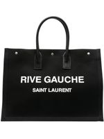 Saint Laurent grand sac cabas Rive Gauche - Noir