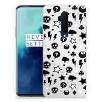 Silicone Back Case OnePlus 7T Pro Silver Punk - thumbnail