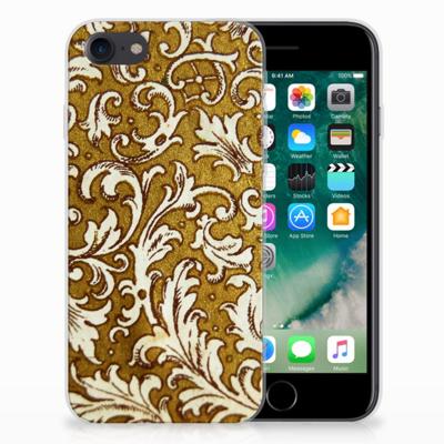 Siliconen Hoesje iPhone SE 2022 | SE 2020 | 8 | 7 Barok Goud