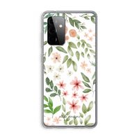 Botanical sweet flower heaven: Samsung Galaxy A72 Transparant Hoesje