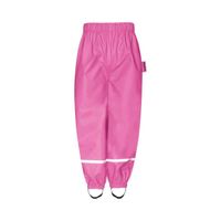 Playshoes regenbroek fleece gevoerd uni roze Maat