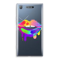 Lip Palette: Sony Xperia XZ1 Transparant Hoesje