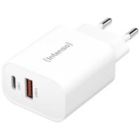 Intenso W30AC USB-oplader 30 W Binnen Uitgangsstroom (max.) 3 A Aantal uitgangen: 2 x USB-A, USB-C USB Power Delivery (USB-PD) - thumbnail