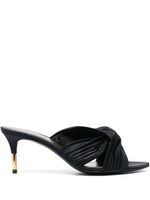 TOM FORD mules 75 mm à design plissé - Noir