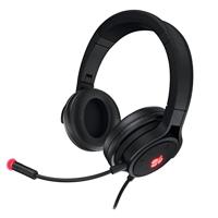 CHERRY HC 2.2, bedrade headset voor gaming & multimedia met 50 mm driver, 7.1 surround sound, afneembare microfoon, zwart