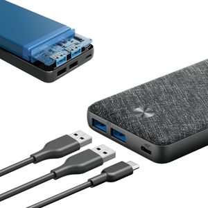 Anker PowerCore Essential 20000 PD Black Powerbank 20000 mAh PoweriQ, Power Delivery LiPo Zwart