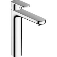 Hansgrohe Vernis wastafelkraan 108 highriser met metalen waste chroom 71581000