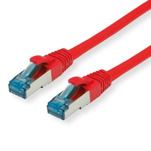 VALUE Patchkabel Kat.6A (Class EA) S/FTP (PiMF), LSOH, rood, 7 m