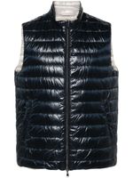 Herno gilet à design réversible - Bleu