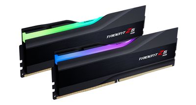 G.Skill Trident Z5 RGB Werkgeheugenset voor PC Retail DDR5 48 GB 2 x 24 GB On-die ECC 5600 MHz 288-pins DIMM CL40 F5-8200J4052F24GX2-TZ5RK
