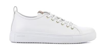 Blackstone Dames Sneakers in Leder (Wit)