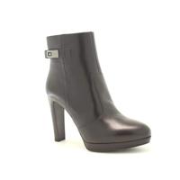 Nero Giardini I410983D enkellaarsjes voor dames van leer, Zwart, 39 EU