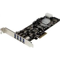 StarTech.com 4-poorts PCI Express (PCIe) SuperSpeed USB 3.0 kaartadapter met 2 speciale 5 Gbps kanal - thumbnail