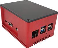 Radxa RockPi_GH_PROHP_R SBC-behuizing Geschikt voor (ontwikkelkits): Rock Pi Rood