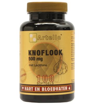 Artelle Artelle Knoflook 500mg + 250mg Lecithine (100ca) Artelle Artelle Knoflook 500mg + 250mg Lecithine (100ca)