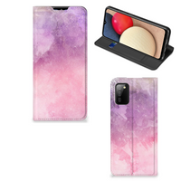 Bookcase Samsung Galaxy M02s | A02s Pink Purple Paint - thumbnail