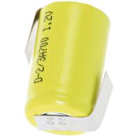 Mexcel 2/3A-ZLF Speciale oplaadbare batterij 2/3 A Z-soldeerlip NiCd 1.2 V 670 mAh - thumbnail