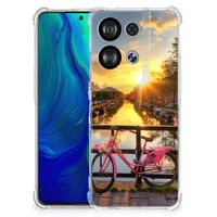 OPPO Reno8 Telefoonhoesje met valbescherming Amsterdamse Grachten - thumbnail