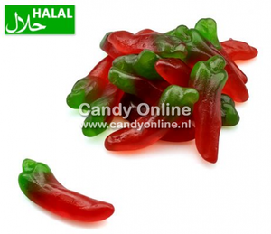 Dolce Plus Dolce Plus - Mini Jelly Chili Peppers 1 Kilo