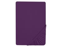 Biberna Jersey hoeslaken (180-200 x 200 cm, Violet)