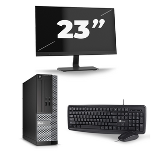 Dell Optiplex 3020 SFF - Intel Core i7-4e Generatie - 16GB RAM - 480GB SSD - Windows 10 + 1x 23 inch Monitor