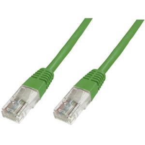 Digitus DK-1511-050/G RJ45 Netwerkkabel, patchkabel CAT 5e U/UTP 5.00 m Groen UL gecertificeerd 1 stuk(s)