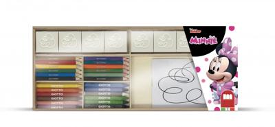 Multiprint kleurset Minnie Mouse hout 34-delig Multiprint kleurset Minnie Mouse hout 34-delig