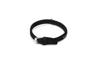 Beeztees Buffalo - Halsband Hond - Leer - Zwart - 30-36 cm