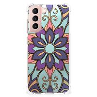 Samsung Galaxy S21 FE Case Purple Flower