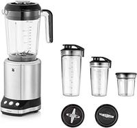 WMF Kult X Multifunctionele mixer, 25.000 omw/min, 900 watt, 2 snelheden, 4 mixcontainers, ToGo-fles & Kult X Mix & Go/Keukenminis drinkfles 600 ml