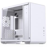 Jonsbo U4 Mini, Micro-ATX, gehard glas - wit