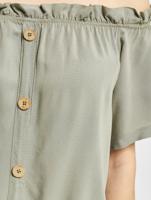 Sublevel / Blouse Ruffles in groen