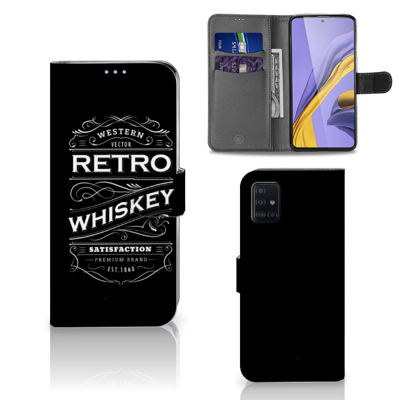 Samsung Galaxy A51 Book Cover Whiskey Samsung Galaxy A51 Book Cover Whiskey